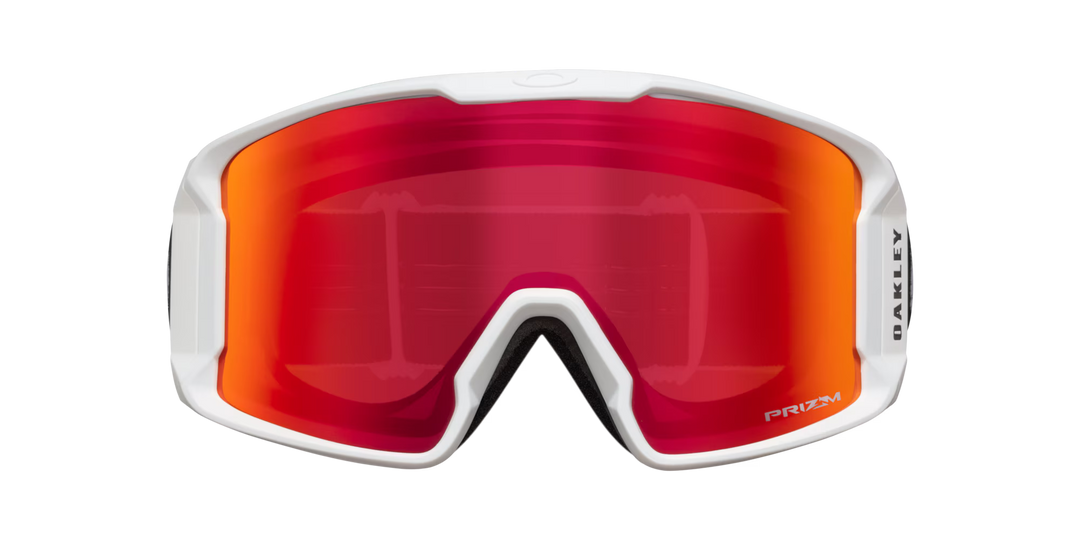 Oakley Line Miner L Matte White Prizm Snow Torch Iridium - Gogle snowboardowe