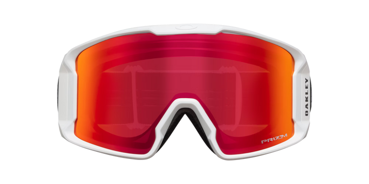 Oakley Line Miner L Matte White Prizm Snow Torch Iridium - Gogle snowboardowe