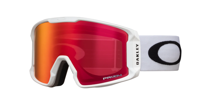Oakley Line Miner L Matte White Prizm Snow Torch Iridium - Gogle snowboardowe