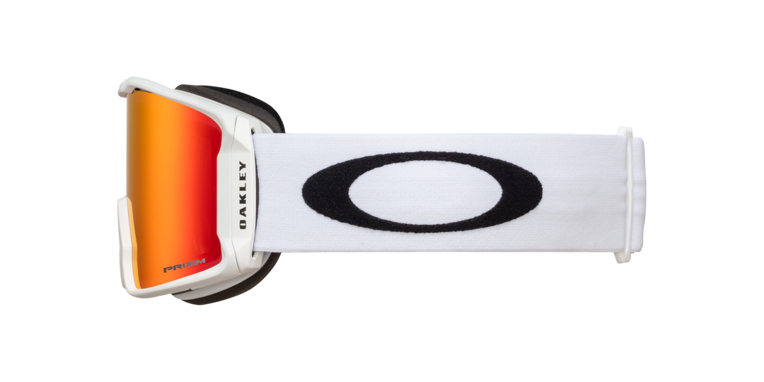 Oakley Line Miner L Matte White Prizm Snow Torch Iridium - Gogle snowboardowe