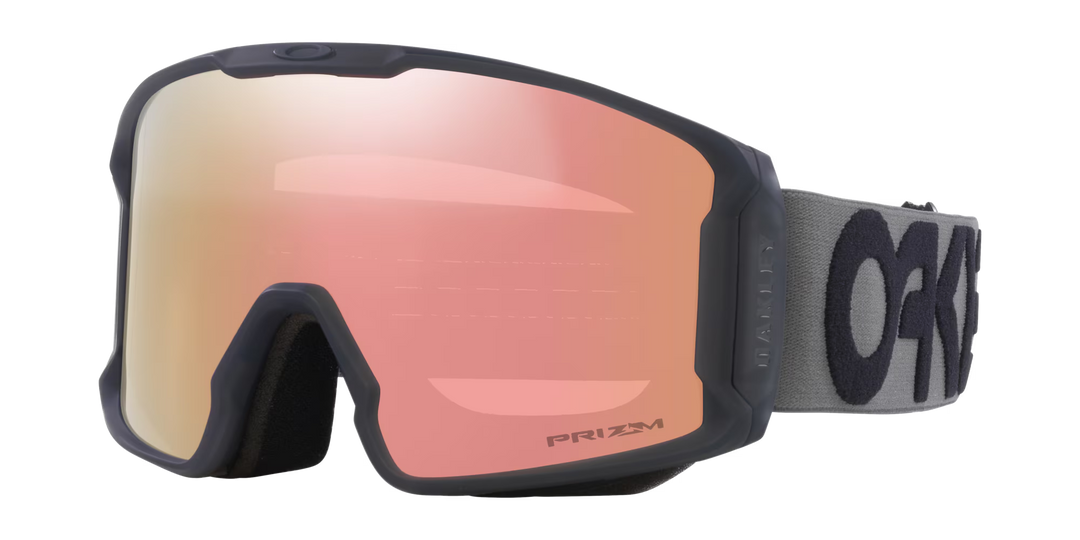 Oakley Line Miner L Matte B1B Forged Iron Prizm Rose Gold Iridium - Gogle snowboardowe