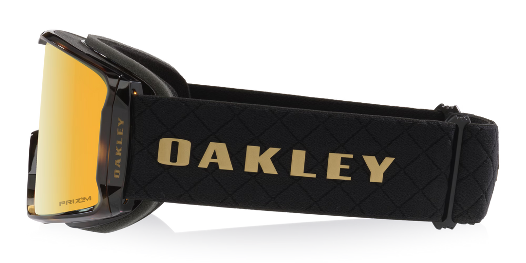 Oakley Line Miner L Brown Tortoise Prizm Snow 24K - Gogle snowboardowe