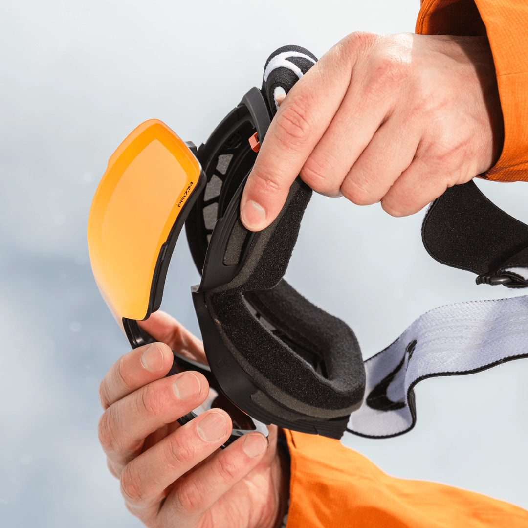 Oakley Line Miner Pro L Matte Black Prizm Torch &amp; Prizm Iced - Gogle snowboardowe