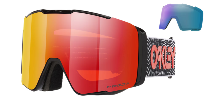 Oakley Line Miner Pro L Gloss Black Prizm Torch &amp; Prizm Iced - Gogle snowboardowe