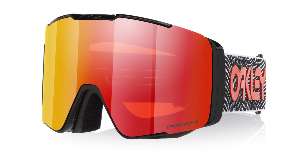 Oakley Line Miner Pro L Gloss Black Prizm Torch &amp; Prizm Iced - Gogle snowboardowe
