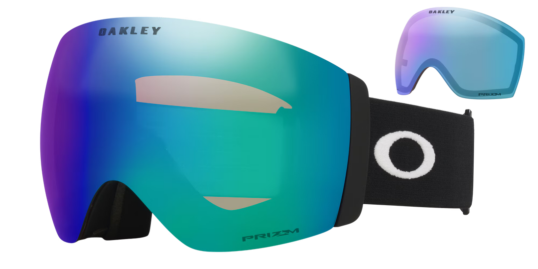 Oakley Flight Deck Pro L Matte Black Prizm Argon &amp; Prizm Iced - Gogle snowboardowe