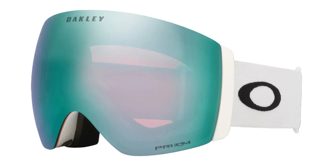 Oakley Gogle Flight Deck Pro L White, Szybka Prizm Sapphire i Sage Gold
