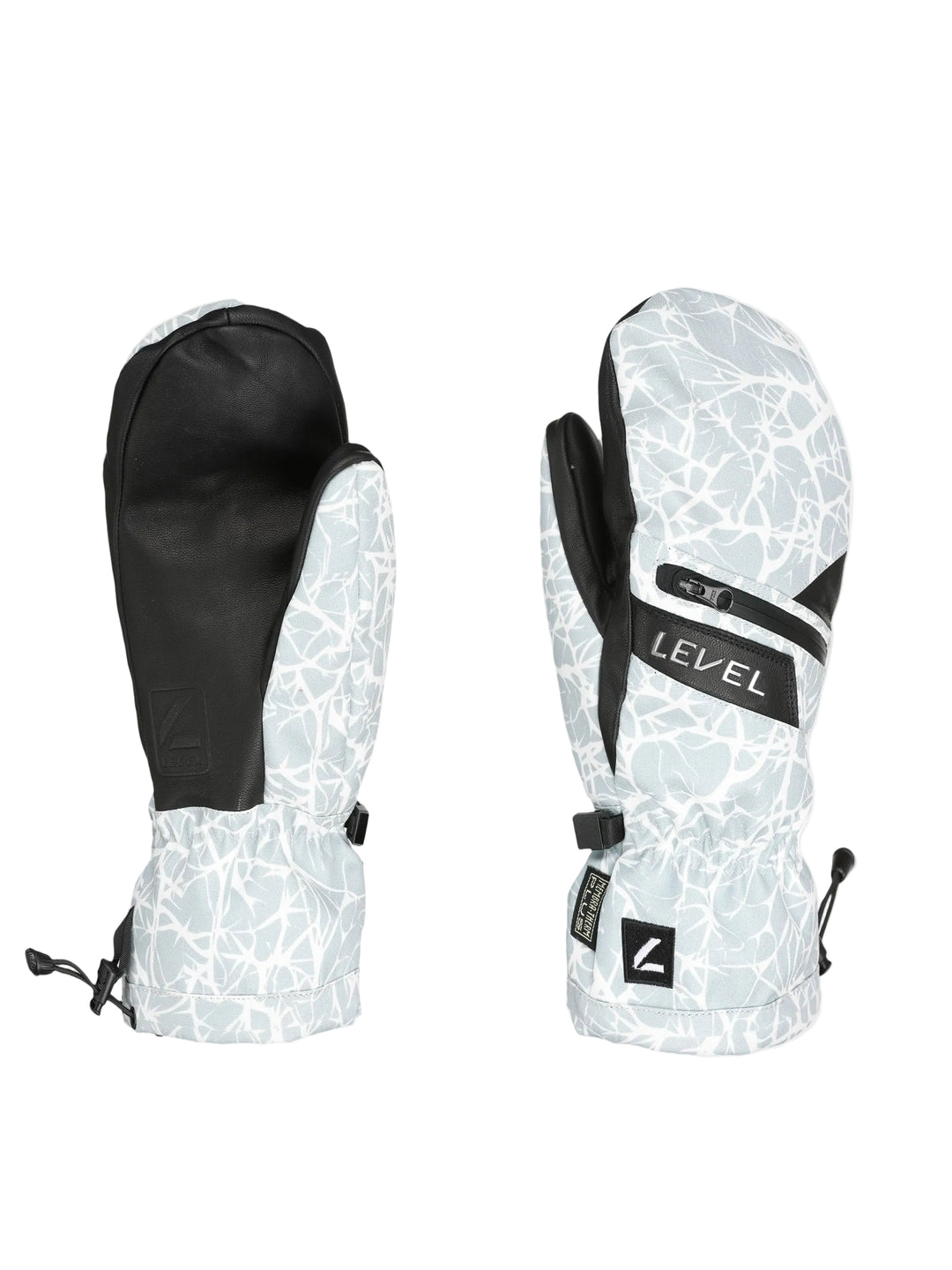 Level Switchback Mitt Grey - Rękawice Snowboardowe