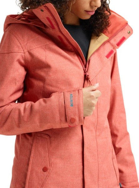 BURTON WMS JET SET JACKET HOT SAUCE