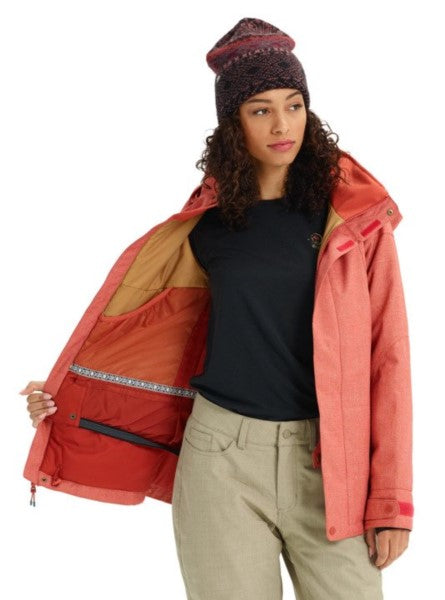 BURTON WMS JET SET JACKET HOT SAUCE