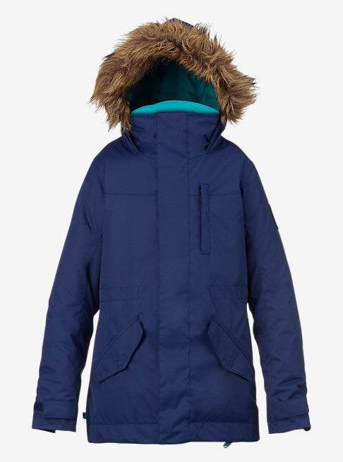 Burton Dziewczęca Kurtka Aubrey Parka Granatowa