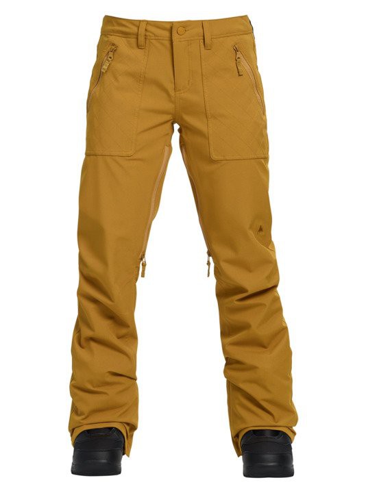 Burton Damskie Spodnie Vida Karmelowe