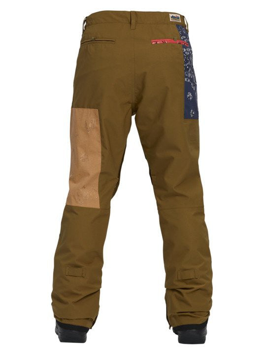 Burton Damskie Spodnie Twenty Ounce Brązowe