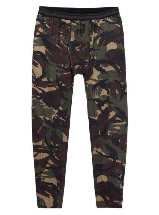 Burton Męskie Spodnie Termiczne Midweight Ciemne Camo