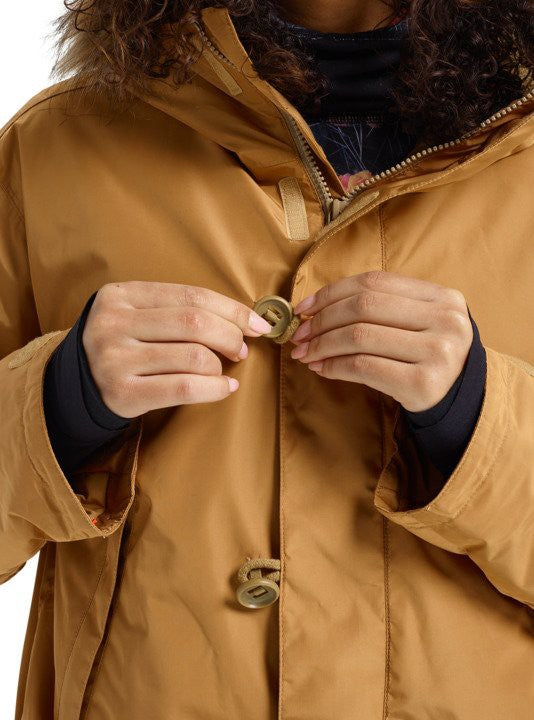 Burton Damska Kurtka Shadowlight Parka Karmelowa