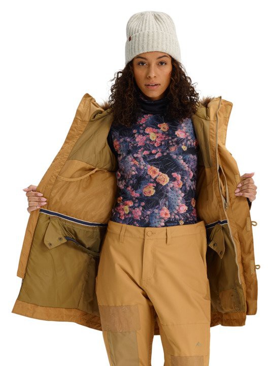 Burton Damska Kurtka Shadowlight Parka Karmelowa