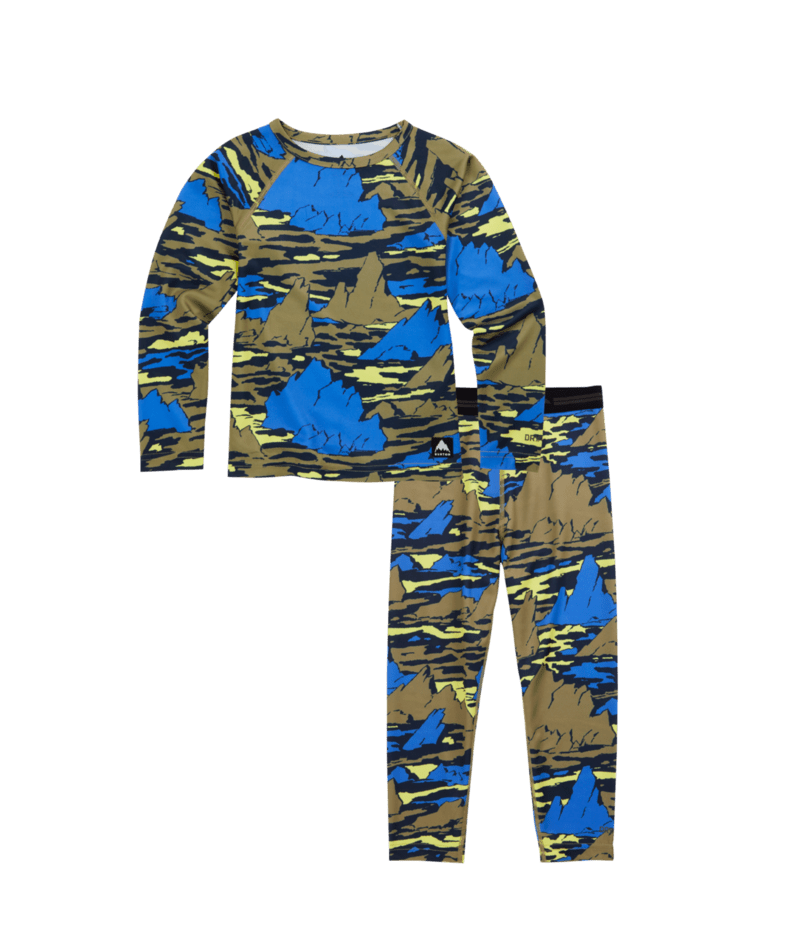 Burton Bielizna Termiczna dla Niemowlaków Fleece Layer Set Niebiesko Oliwkowa