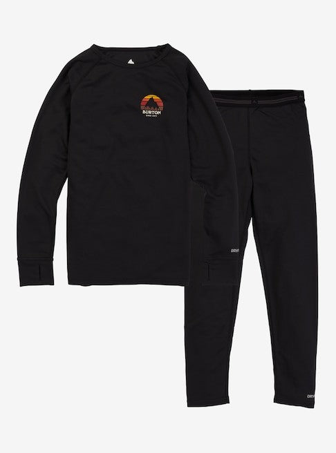 Burton Dziecięca Bielizna Termiczna Fleece Layer Set Czarna