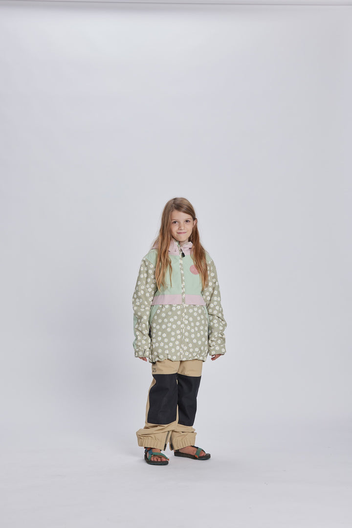 Airblaster Juniorska Kurtka Trencher Full Zip Tan Daisy