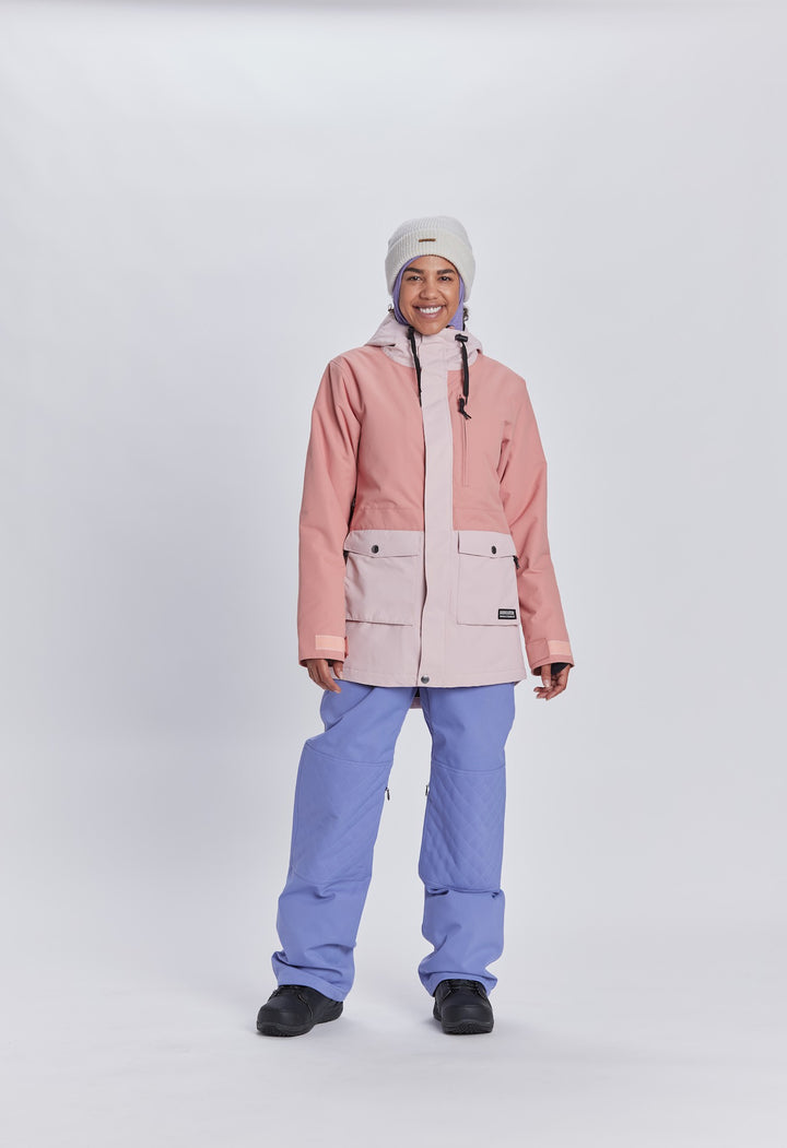 Airblaster Damska Kurtka Stay Wild Parka Jasno Różowa