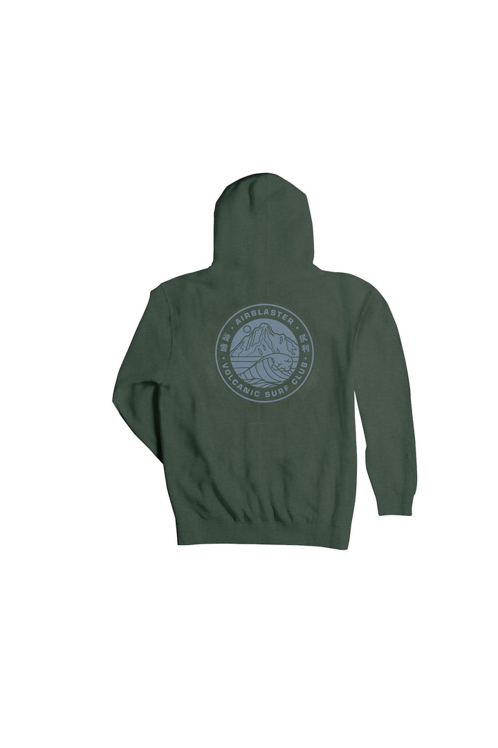 Airblaster Bluza Volcanic Surf Club Ciemno Zielona