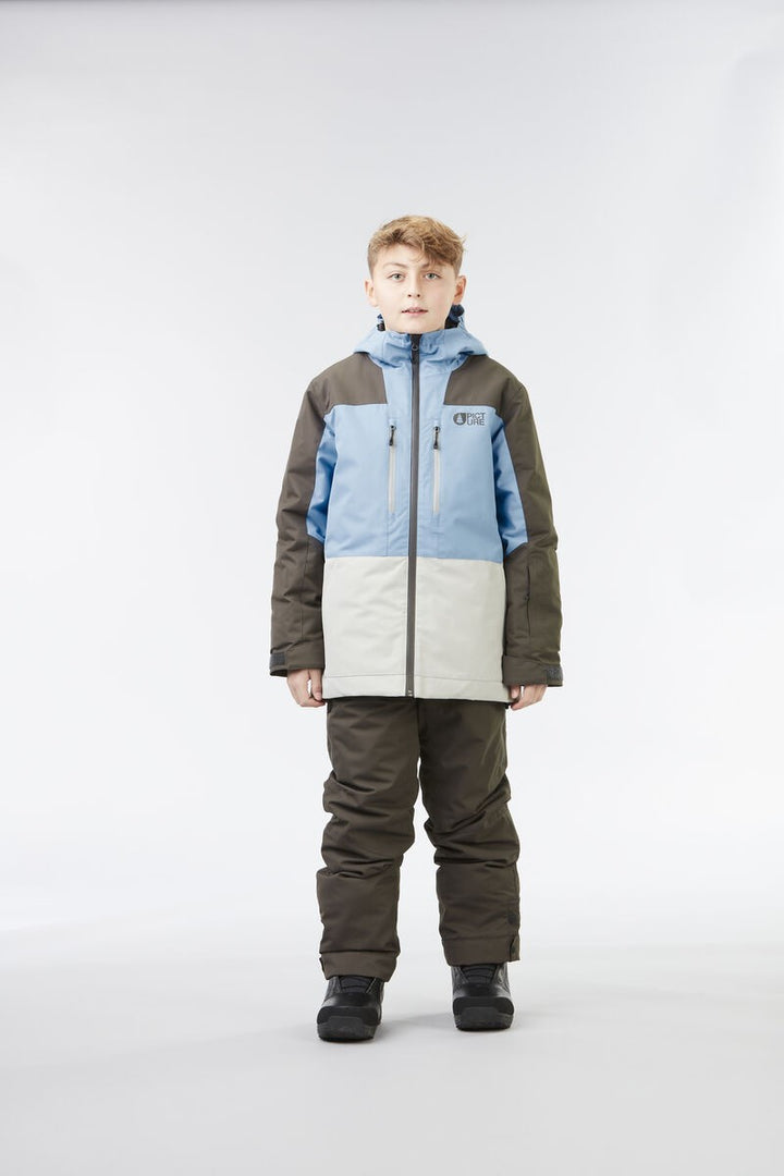 Picture Organic Juniorska Kurtka Daumy 10/10 Allure Blue/Raven Grey
