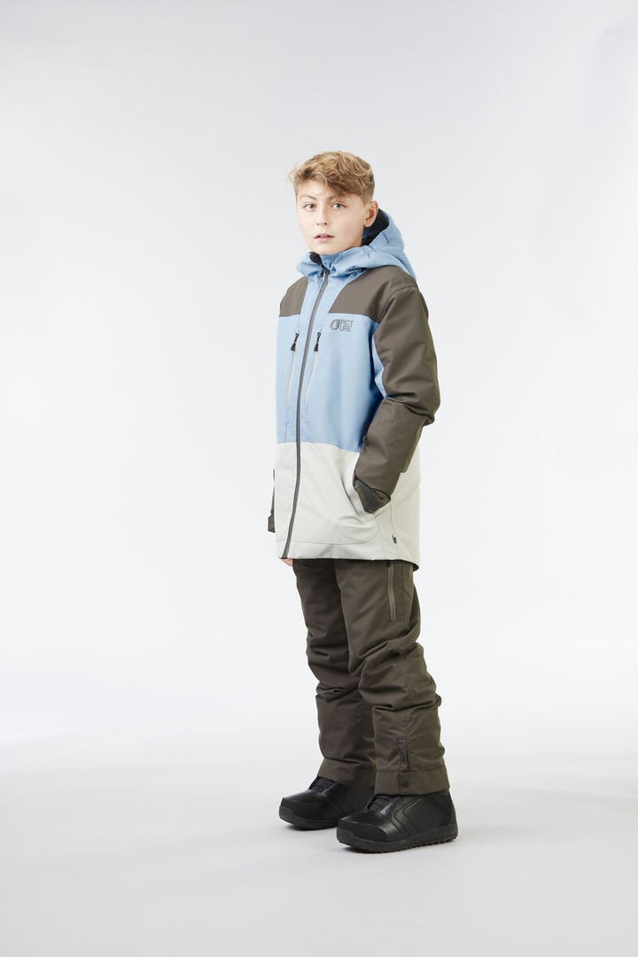 Picture Organic Juniorska Kurtka Daumy 10/10 Allure Blue/Raven Grey