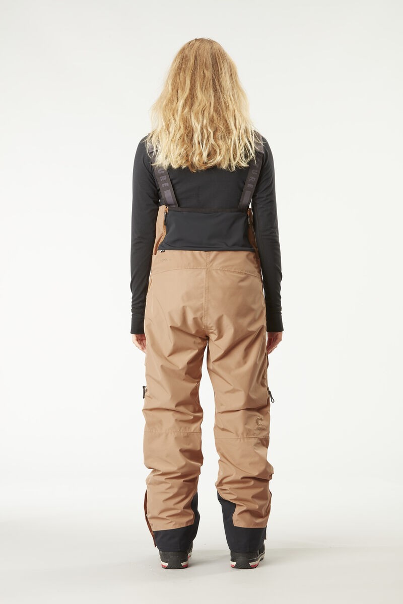 Picture Organic Damskie Spodnie na Szelkach U62 BIB 20/20 Mocha