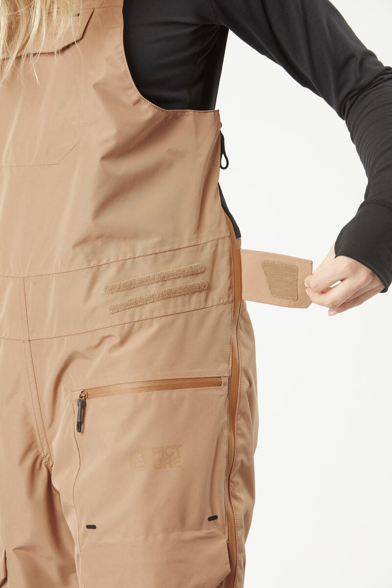Picture Organic Damskie Spodnie na Szelkach U62 BIB 20/20 Mocha