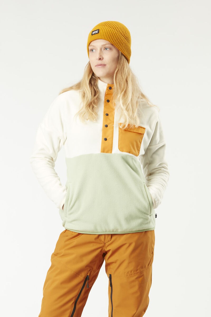 Picture Organic Damska Bluza Arcca 1/4 Zip Light Milk