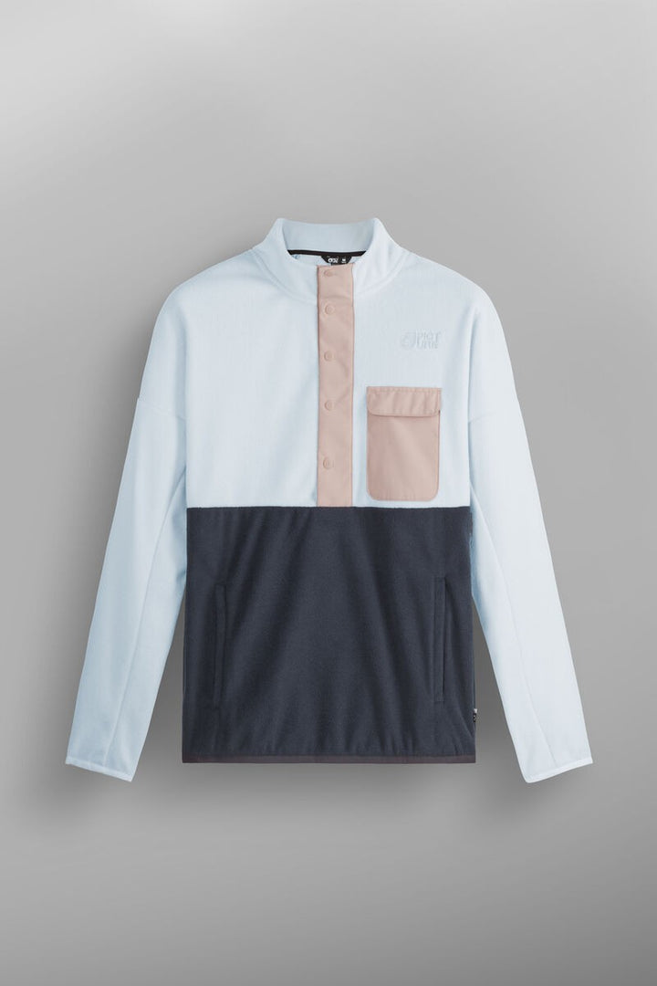 Picture Organic Damska Bluza Arcca 1/4 Zip Ice Melt/Granatowa