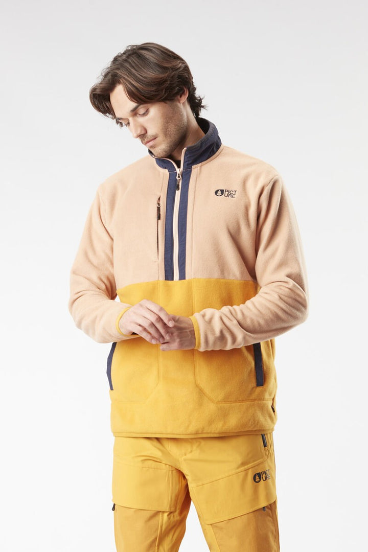Picture Organic Męska Bluza Mathew 1/4 Zip Autumn Blaze