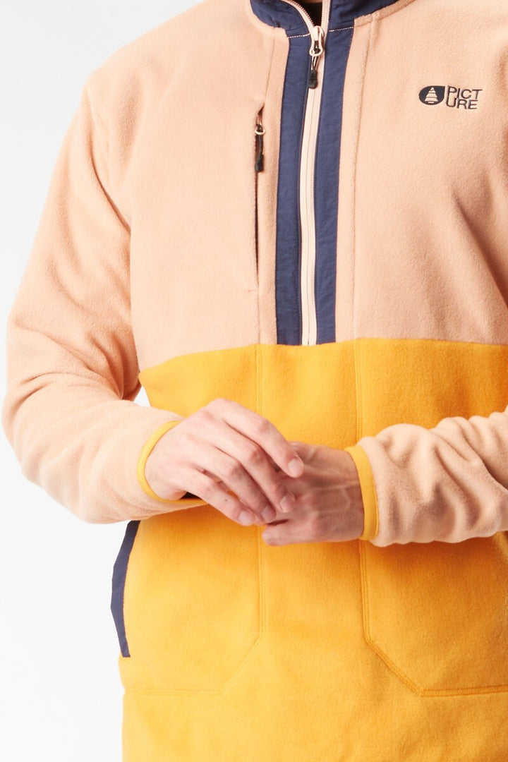Picture Organic Męska Bluza Mathew 1/4 Zip Autumn Blaze