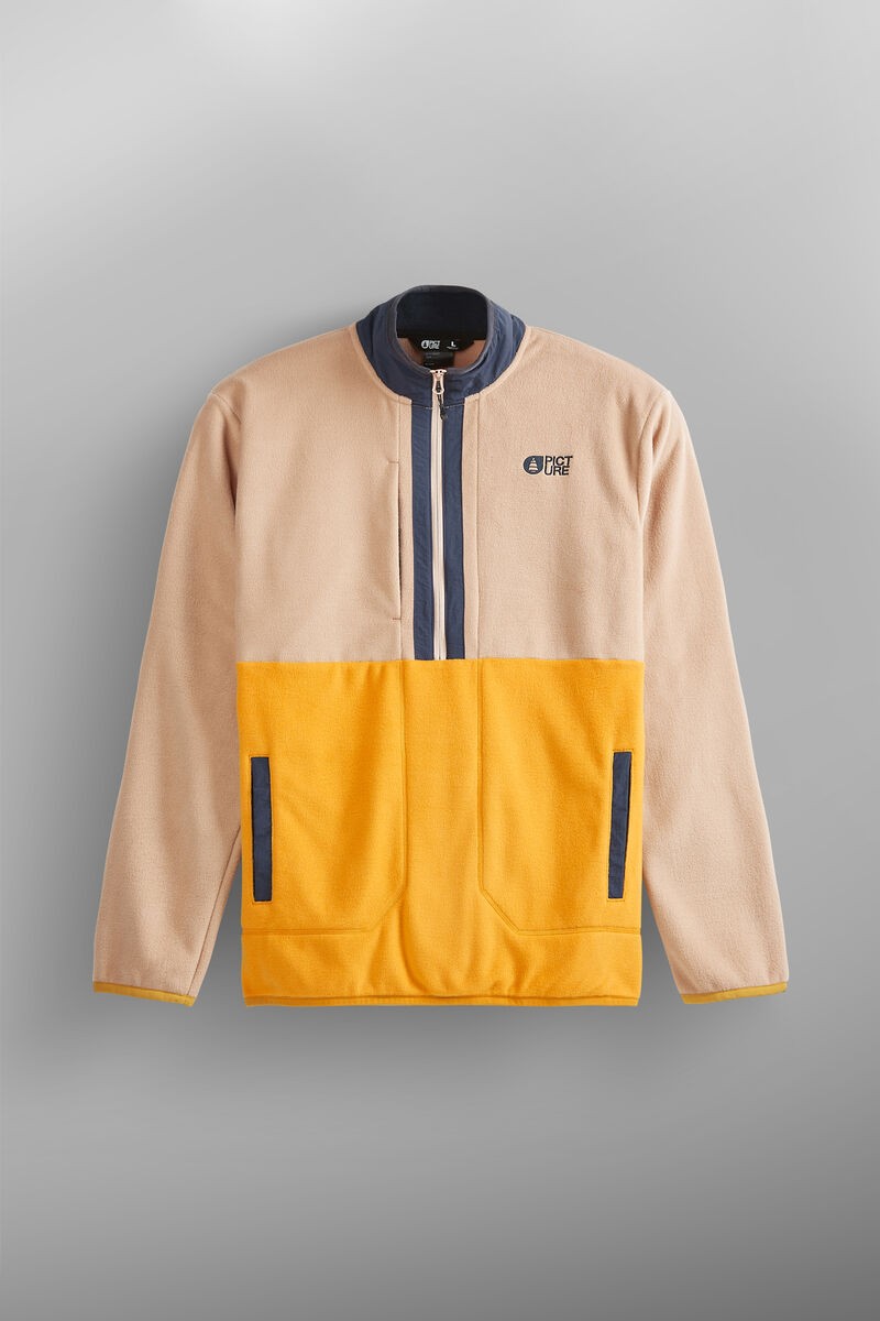 Picture Organic Męska Bluza Mathew 1/4 Zip Autumn Blaze