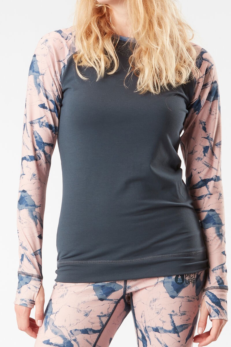 Picture Organic Damska Koszulka Milita Print L/S Freeze