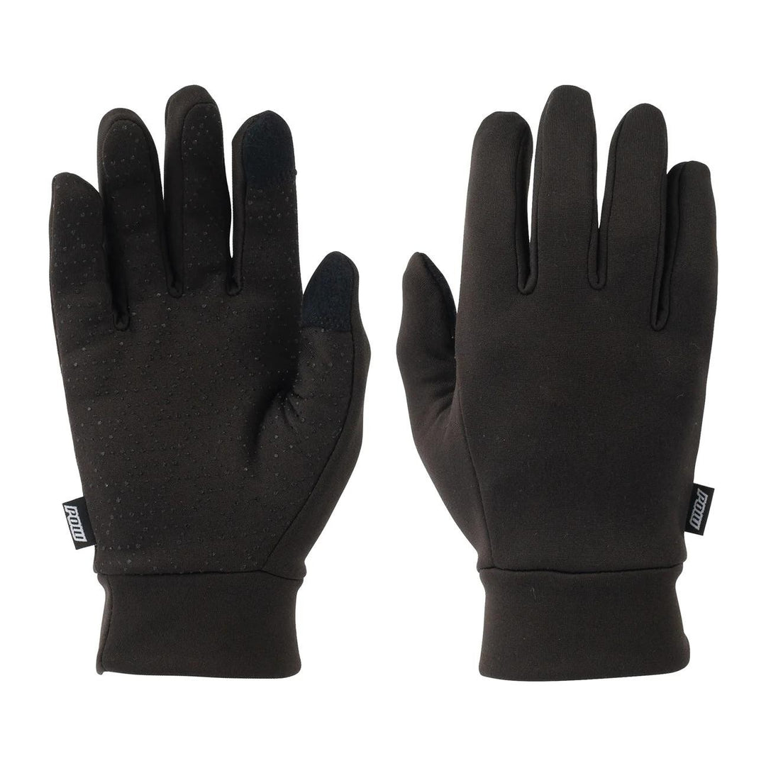 Pow Męskie Rękawice Microfleece Liner Czarne