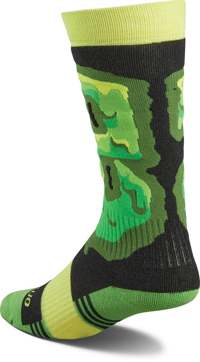 ThirtyTwo Juniorskie Skarpety Double Sock Czarno Zielone