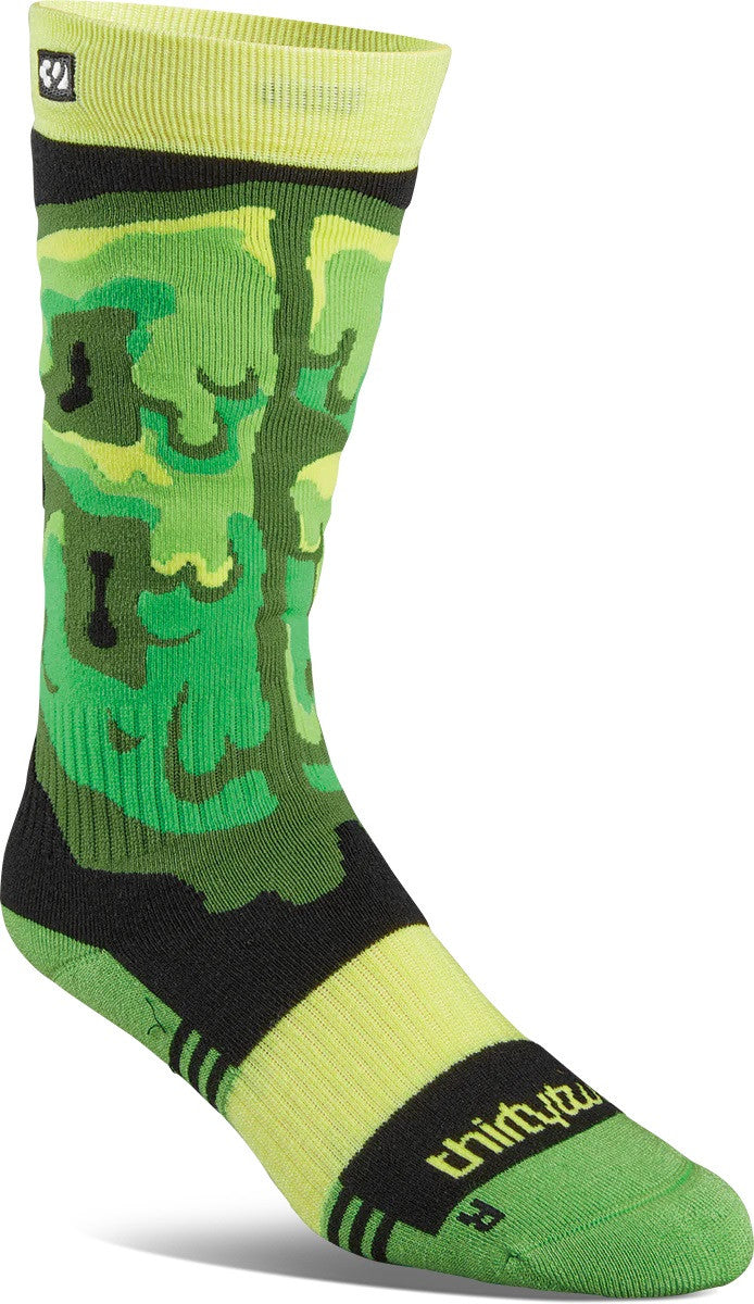 ThirtyTwo Juniorskie Skarpety Double Sock Czarno Zielone