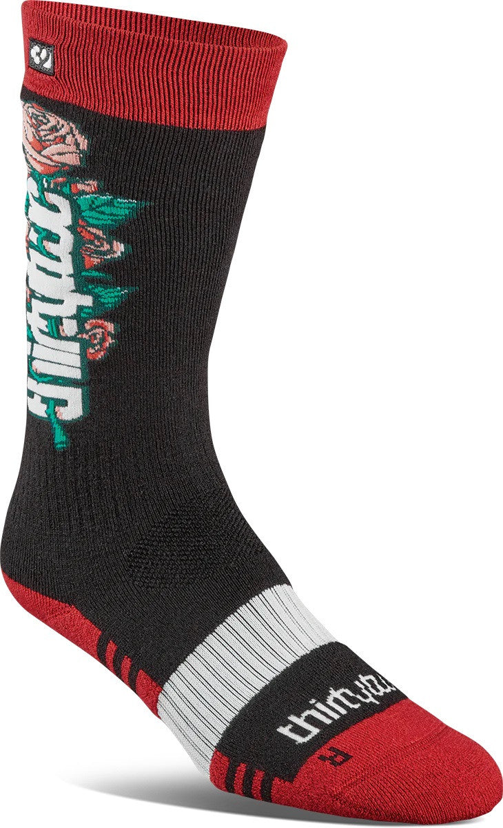 ThirtyTwo Damskie Skarpety Merino Czarne
