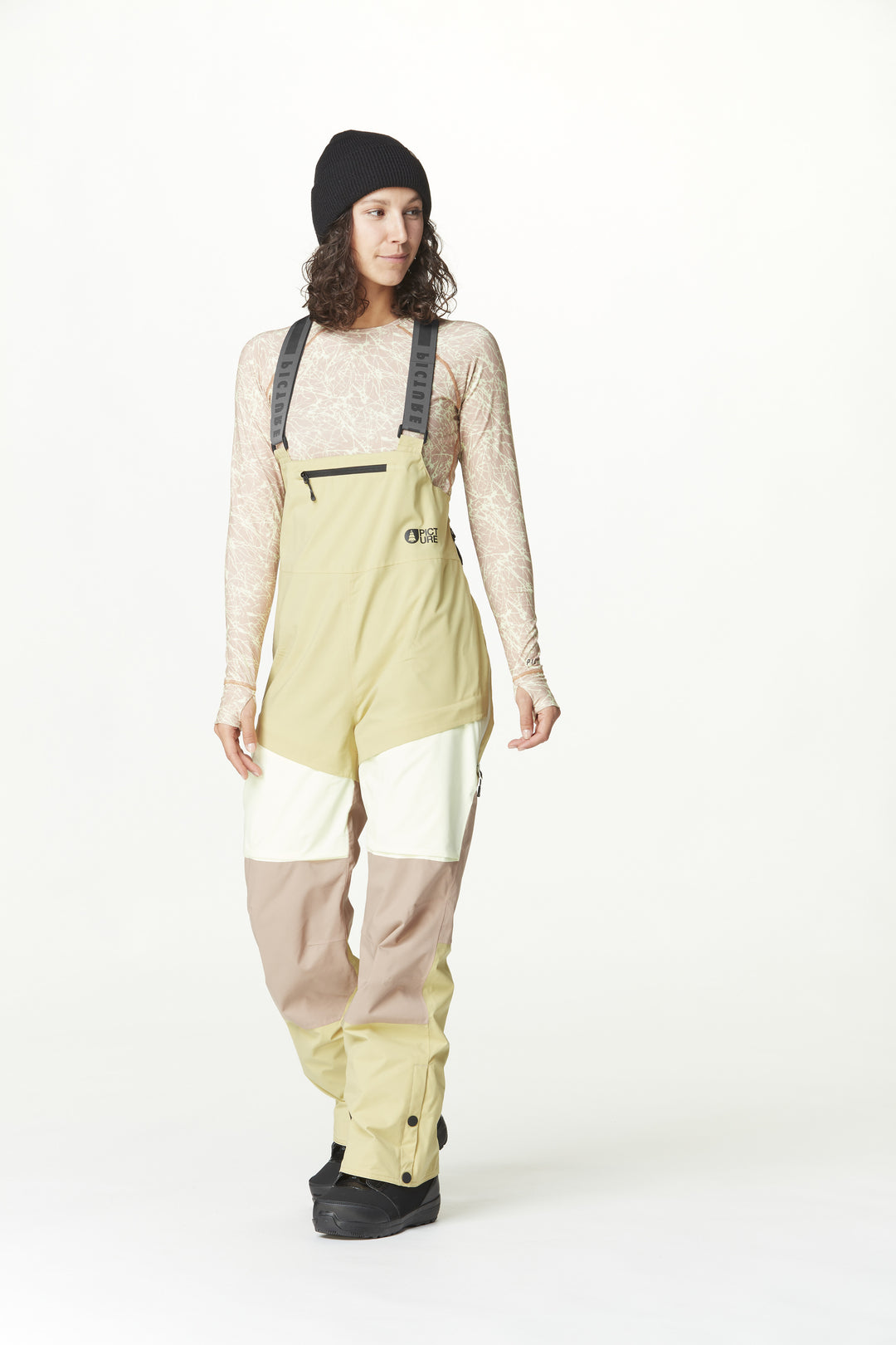 Picture Organic Damskie Spodnie Bib Elwy 20/15 Roebuck Lime