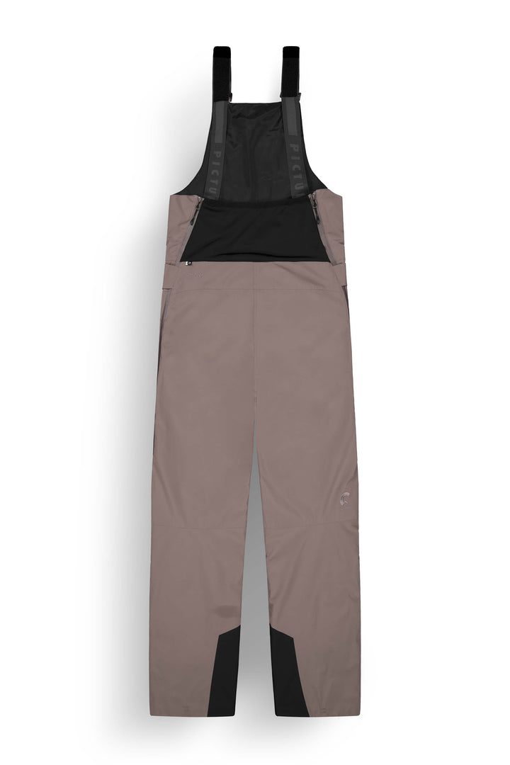 Picture Organic Damskie Spodnie na Szelkach U62 20/15 Deep Taupe
