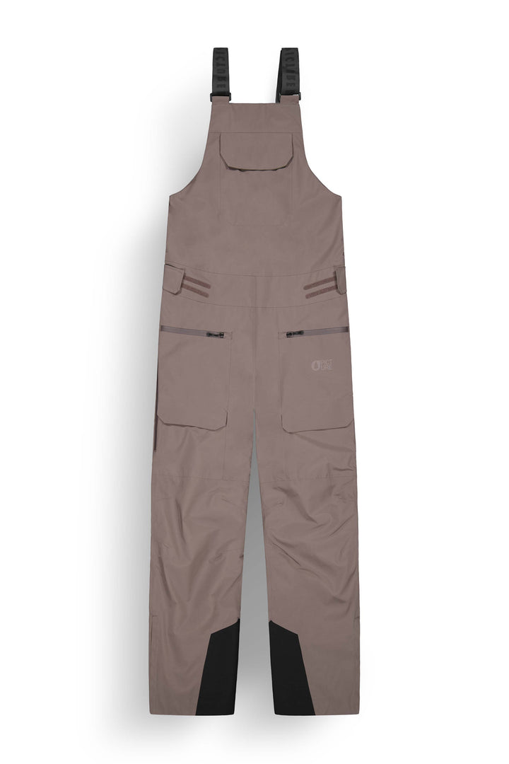 Picture Organic Damskie Spodnie na Szelkach U62 20/15 Deep Taupe