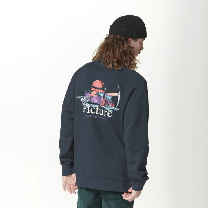 Picture Organic Męska Bluza Toanah Dark Blue