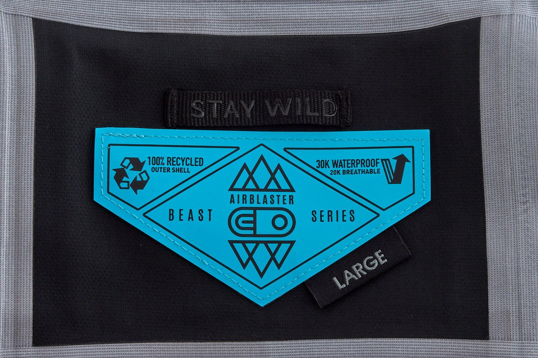 Airblaster Męska Kurtka Beast 3L Vintage Black