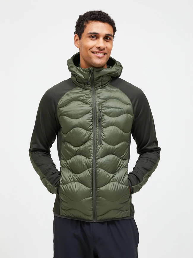 Peak Performance Męska Bluza Helium Down Olive