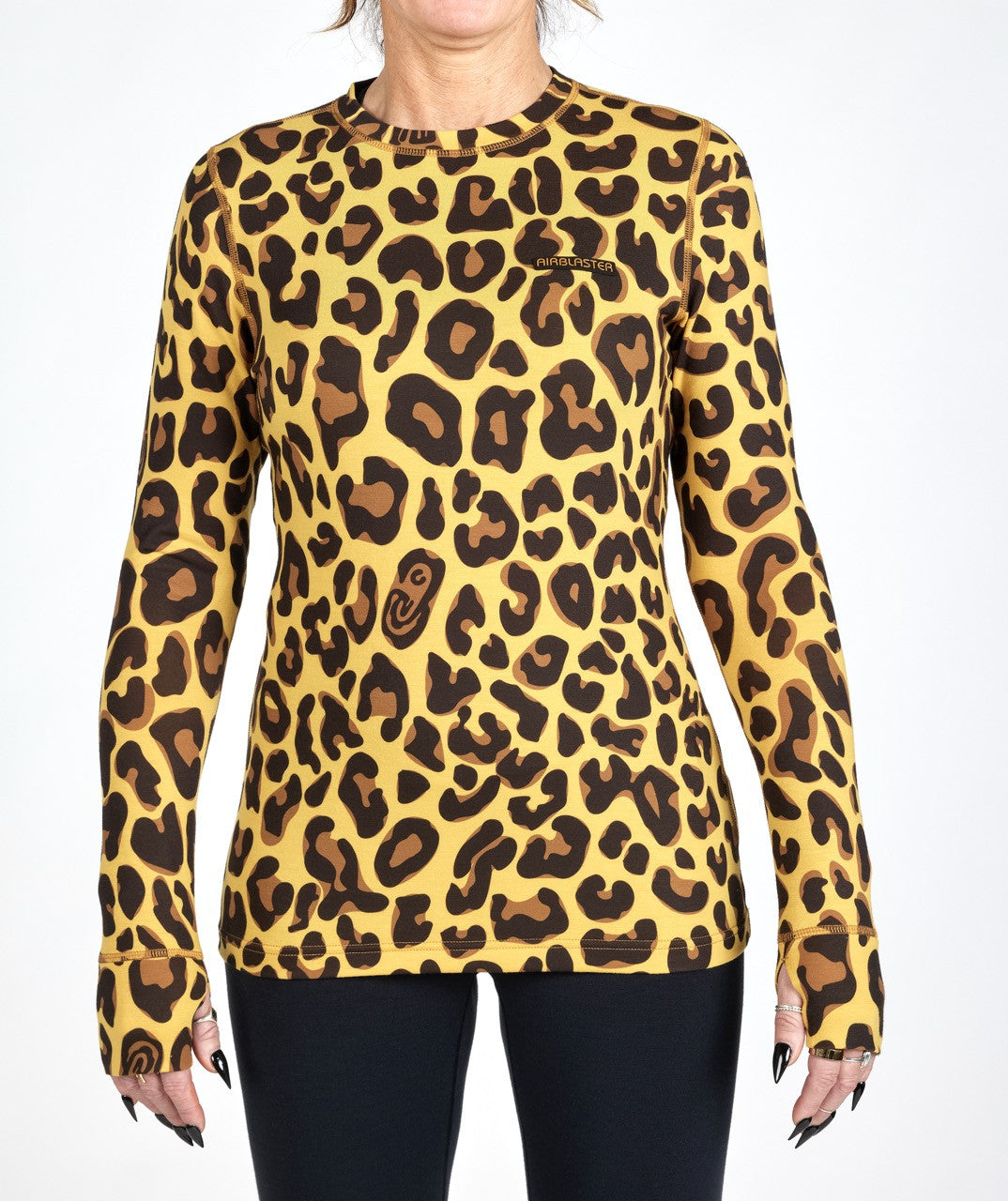 Airblaster Damska Bluzka Base Layer OG Leopard