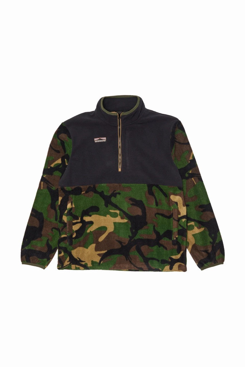 Airblaster Meski Polar Fleece Half Zip Dinoflage XL