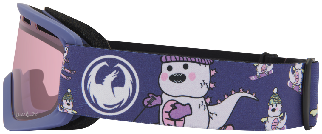 Dragon Gogle Lil D Kaiju, Szybka Light Rose