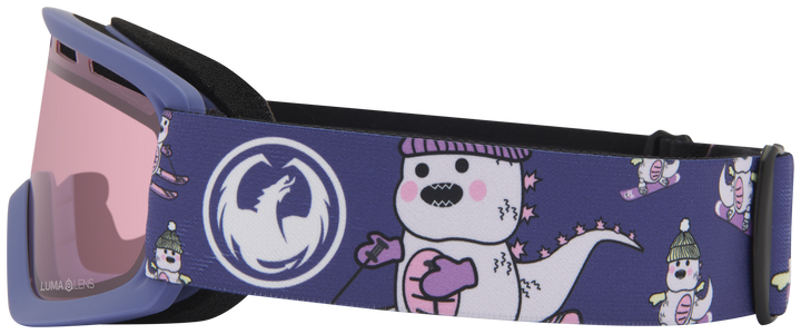 Dragon Gogle Lil D Kaiju, Szybka Light Rose