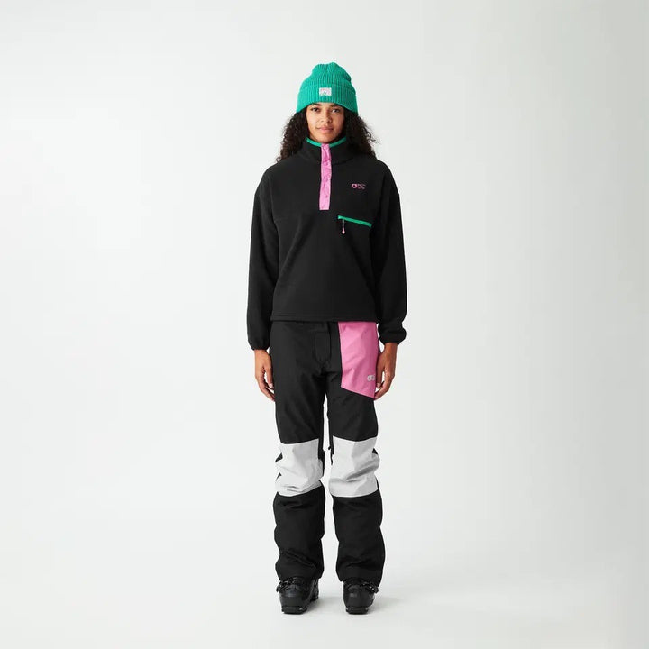 Picture Organic Damski Polar Arcca 1/4 Zip Black